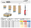 stopkové frézy zarovnávací s ložiskem - série 42-