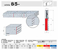 stopkové frézy na spoje 85-