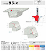 stopkové frézy zaoblovací - série 85-c