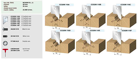 nástroje FREUD pro CNC stroje - NC02M